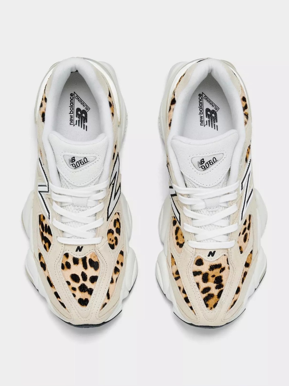 🐆🍨 New Balance 9060 Leopard print tan 🐆🍨 - Picture 3 of 4